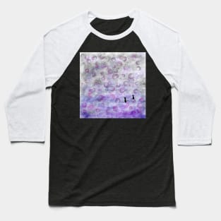 Wall of purple bubbles Baseball T-Shirt